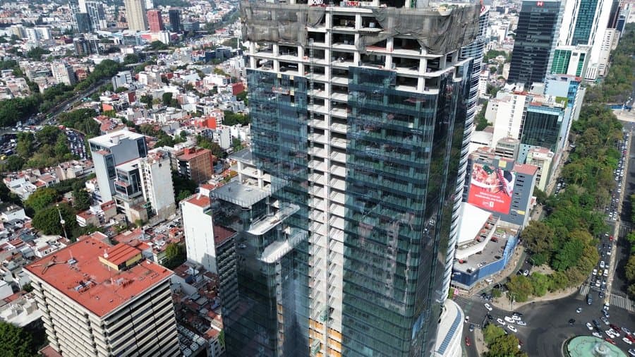 1 Hour construction drone flight